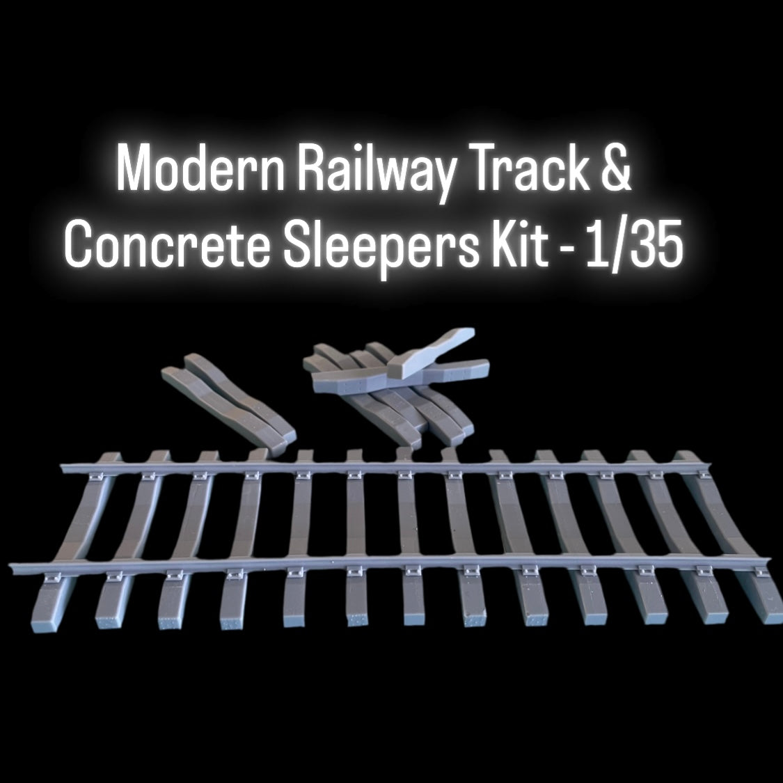 Modern Railway Track Kit - 1/35