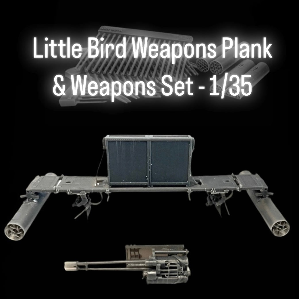 Little Bird Weapons Plank and Weapons Set - 1/35
