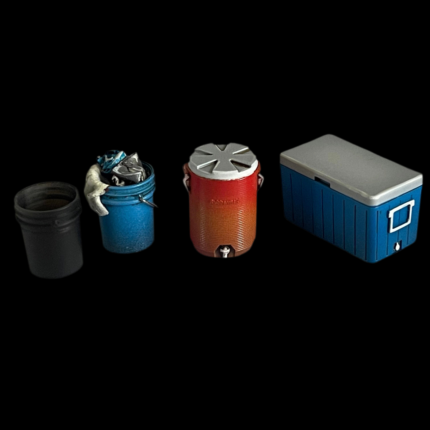 Coolers and Assorted Buckets Set - 1/35