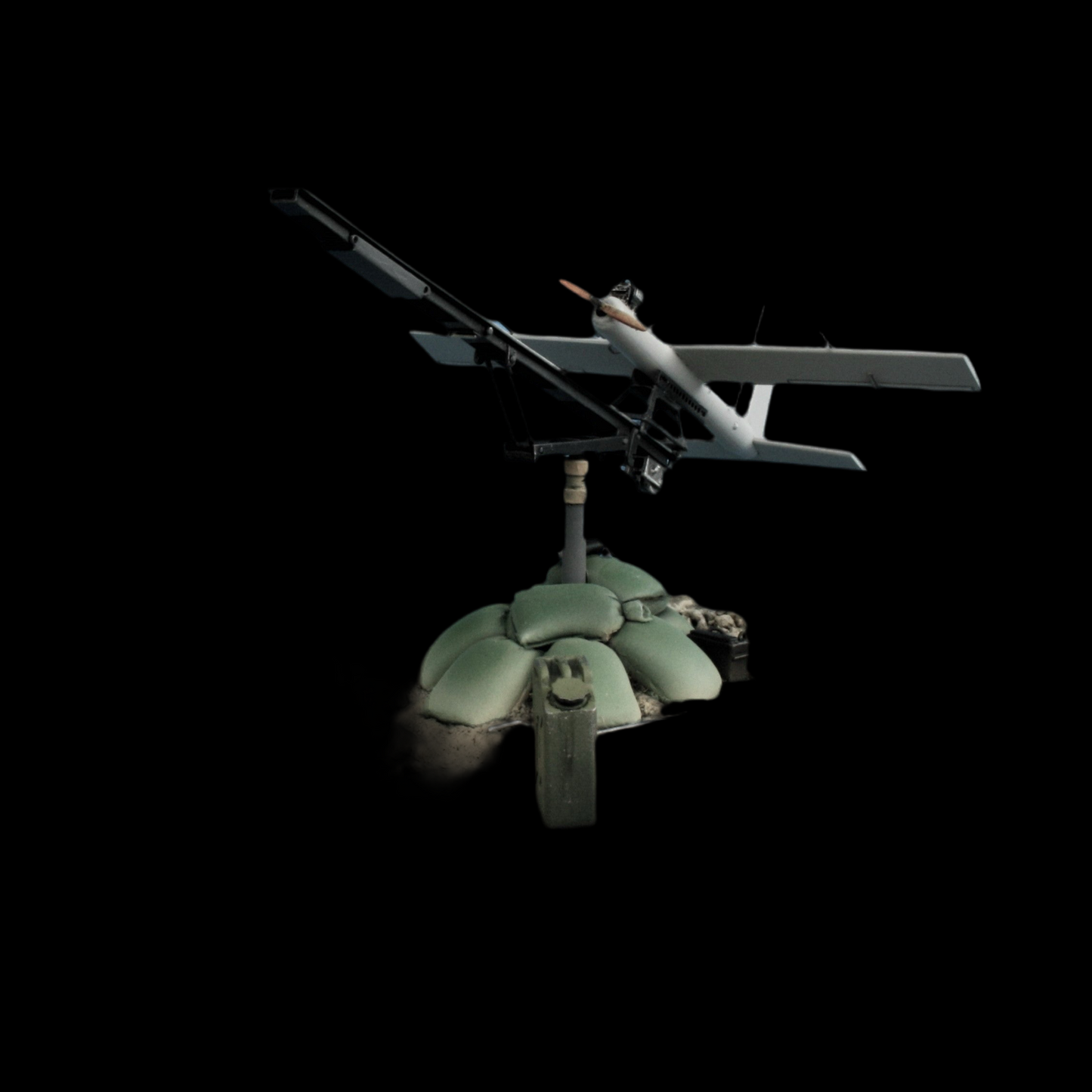 Silver Fox UAV Model and Accessories - 1/35