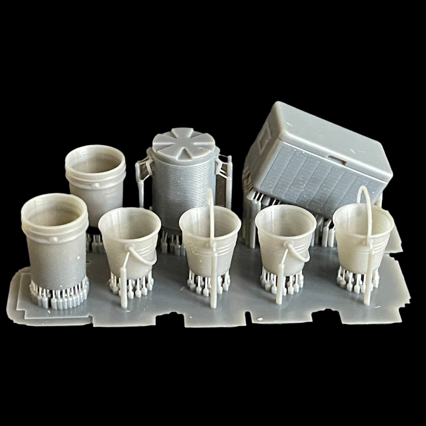 Coolers and Assorted Buckets Set - 1/35