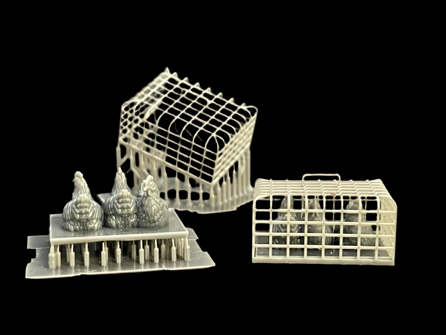 Chickens for Market Set- 1/35