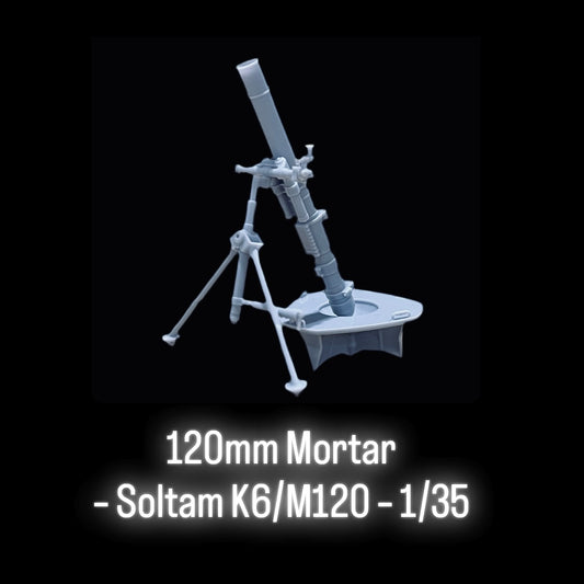 120mm Mortar – Soltam K6/M120 – 1/35