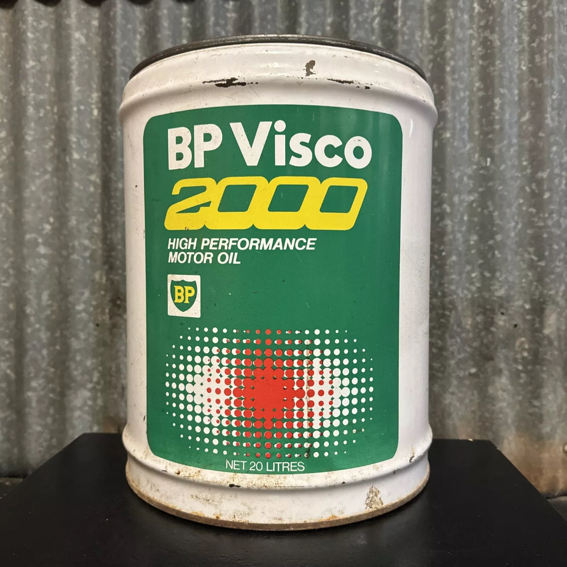 Metal Chemical or Gasoline Drum Round 20 Litre - 1/35