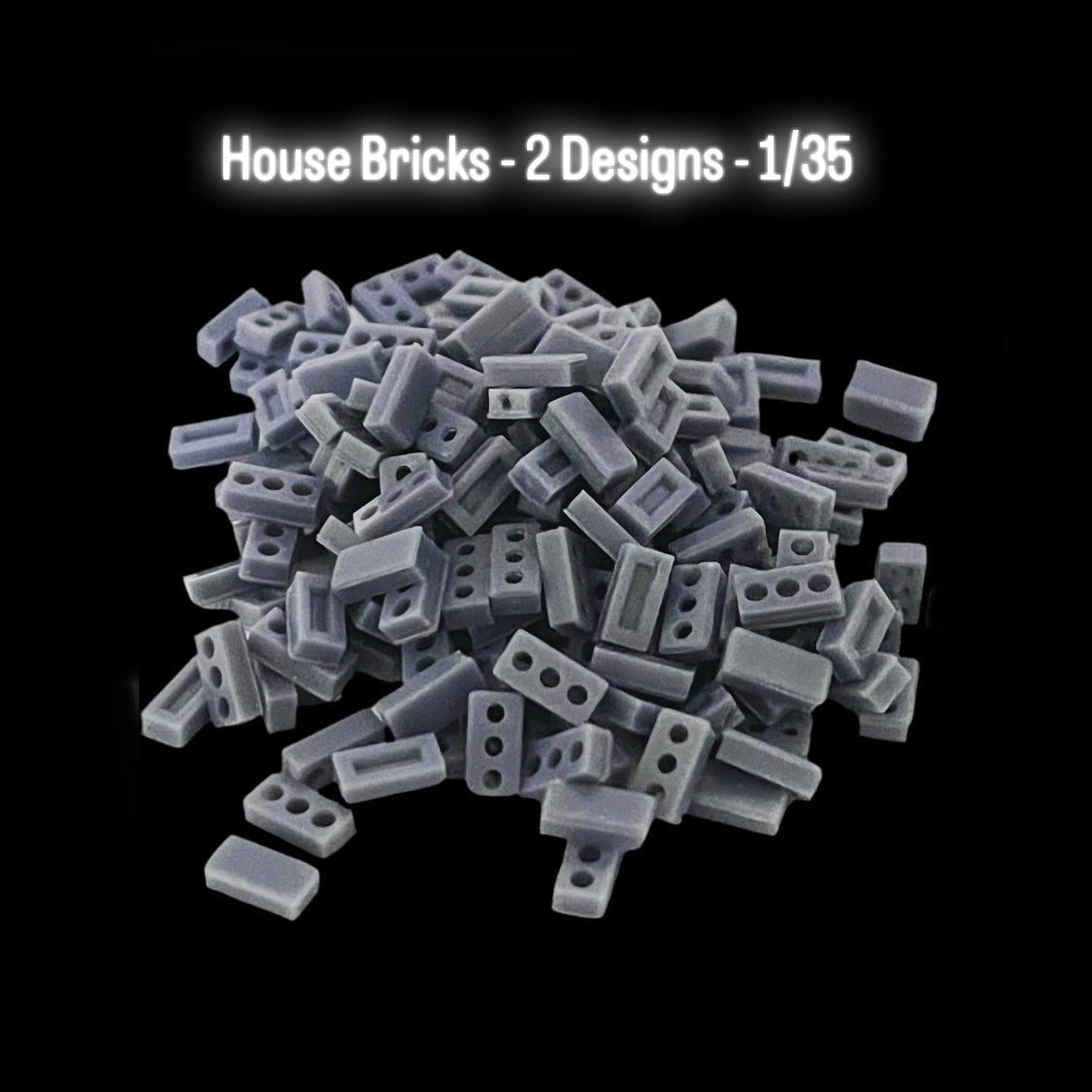 House Bricks - 2 Designs - 1/35