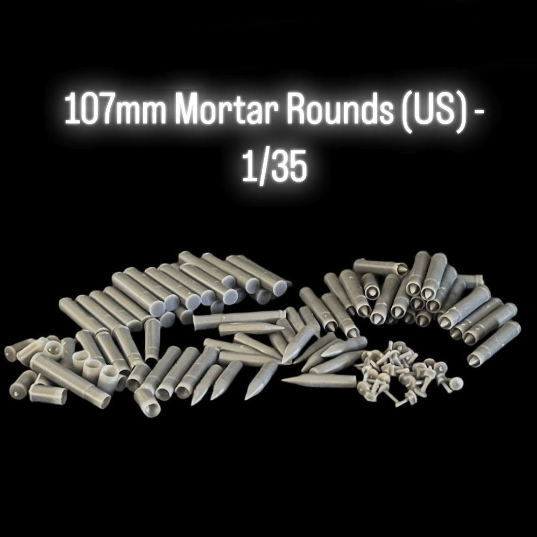 107mm Mortar Rounds (US) - 1/35