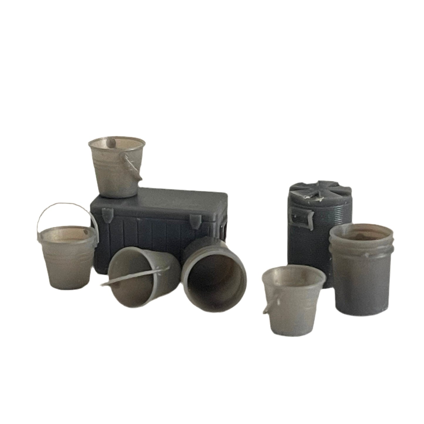Coolers and Assorted Buckets Set - 1/35