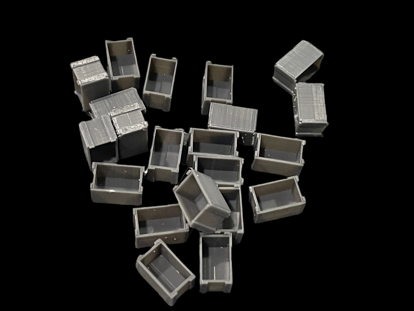 Small Wooden Supply Boxes - 1/35