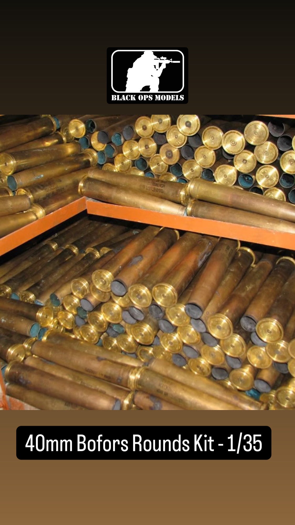 40mm Bofors Rounds Kit - 1/35