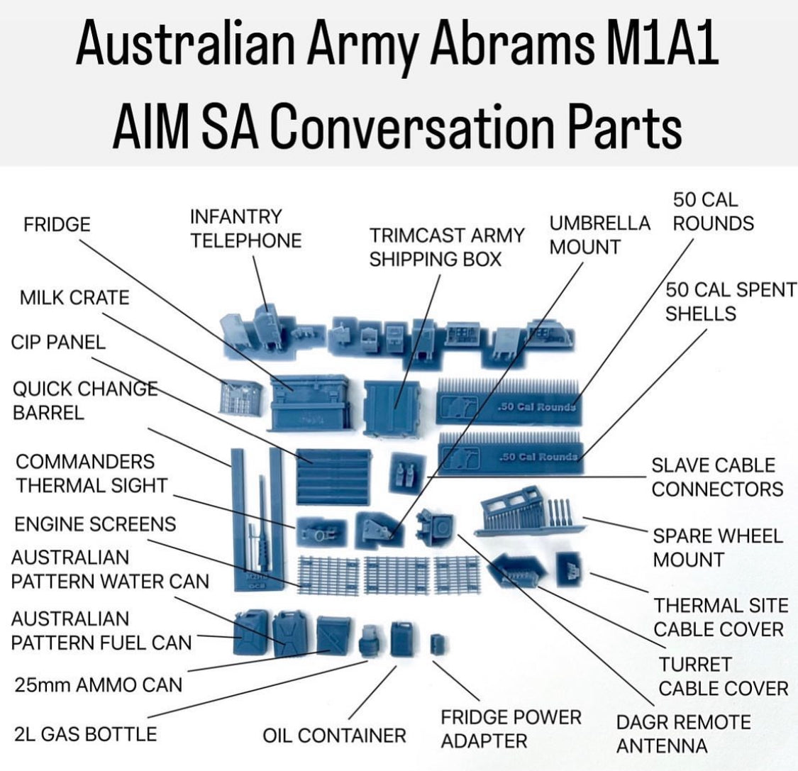 Australian Army Abrams M1A1 AIM SA for the Dragon M1A2 SEP #3536 Conversion Kit