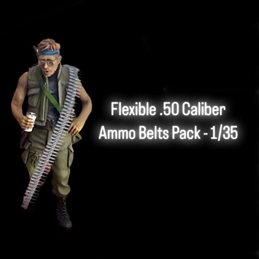 .50 Caliber Flexible Ammo Belts Pack - 1/35