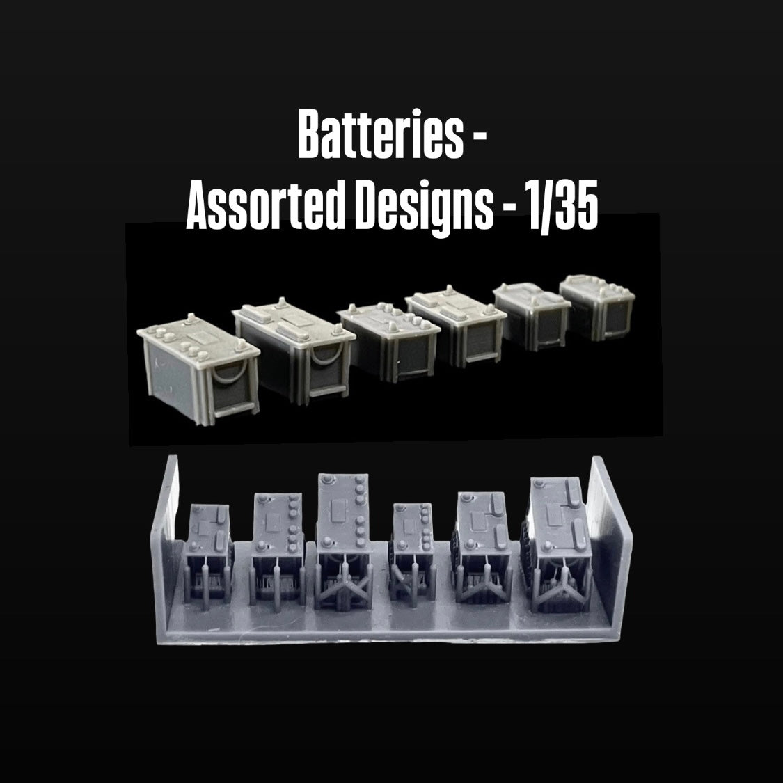Batteries - Assorted Designs - 1/35