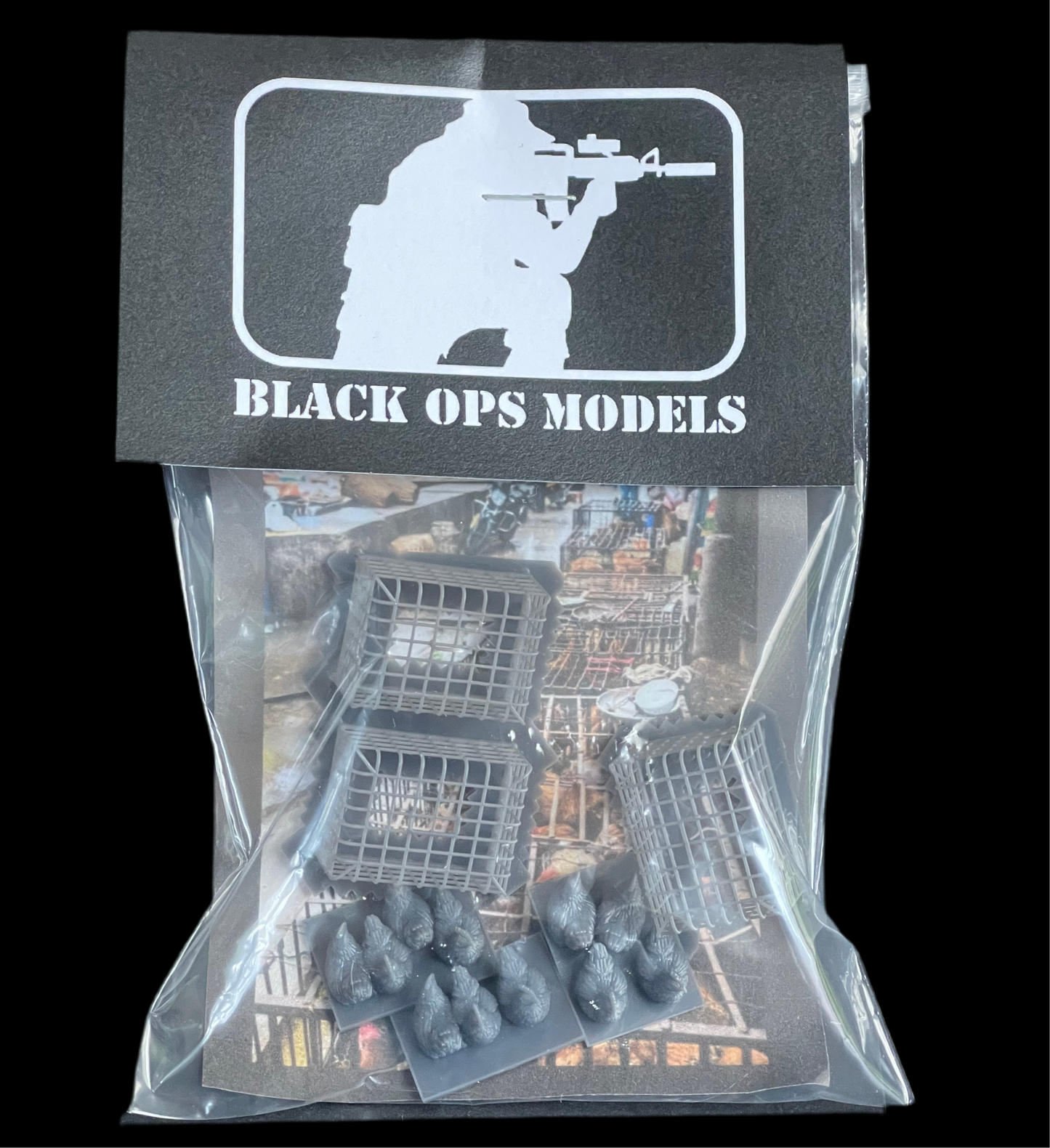 Chickens for Market Set- 1/35