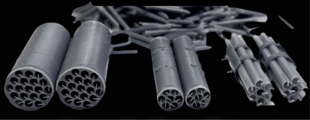 Vietnam Era Rocket Pods and Warheads Kit - 1/35