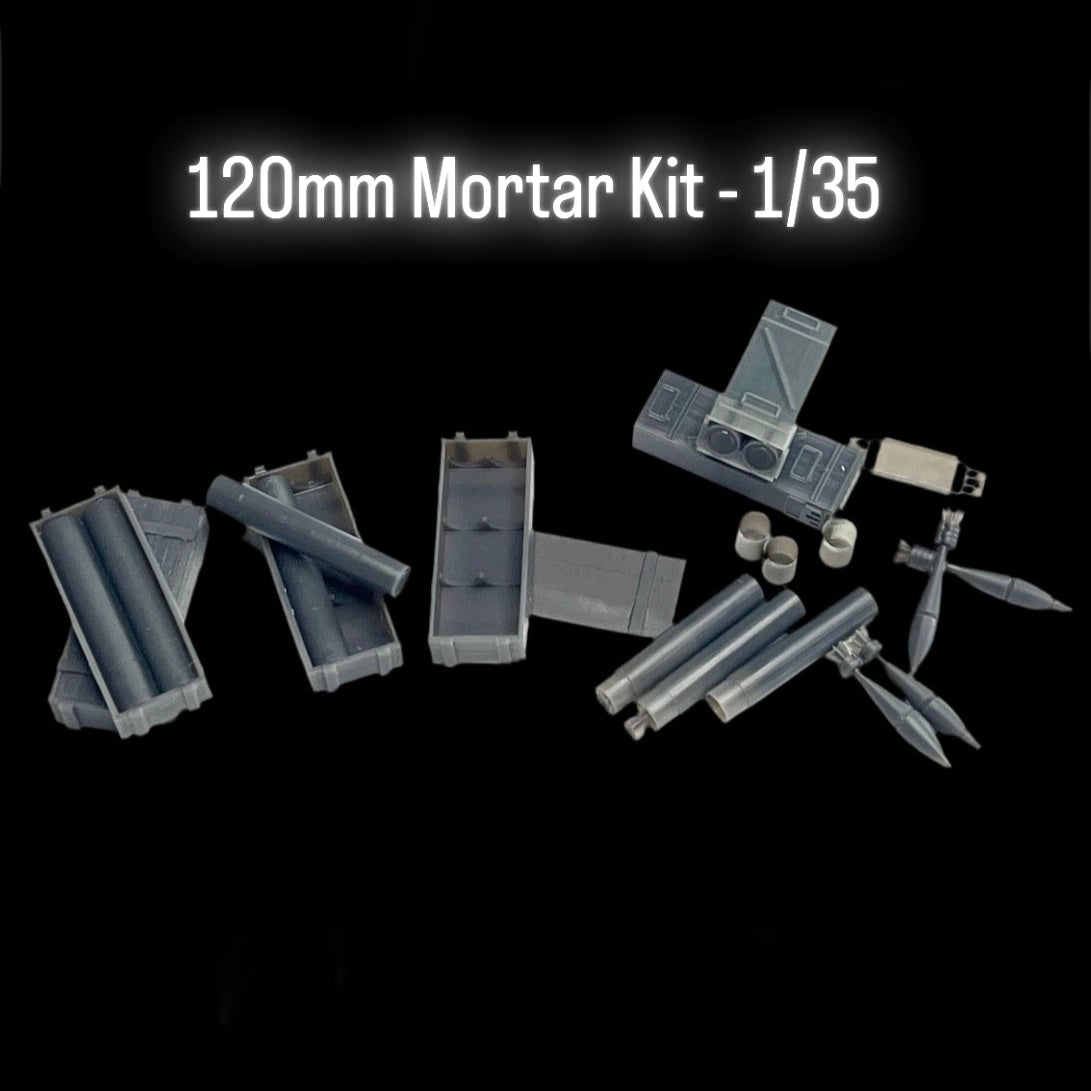 120mm Mortar Round Kit - 1/35
