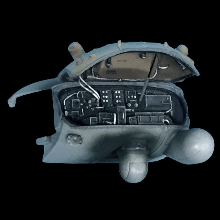 HH-60G Nose Avionics Bay Conversion Kit for 1/35 Academy Blackhawk Kit - 1/35