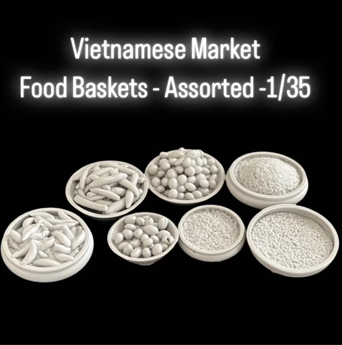 Vietnamese Market Food Baskets - Assorted -1/35