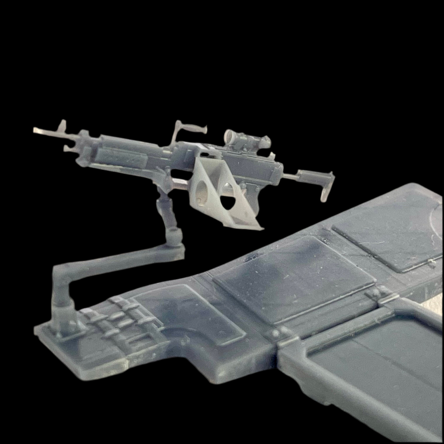 Little Bird MH-6 Operator Bench Seat & Mounted Machine Gun Kit - 1/35