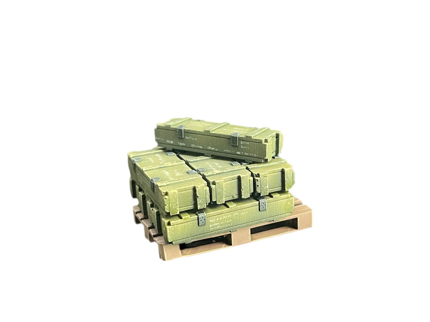 105mm Howitzer Ammunition Boxes and Pallet - 1/35