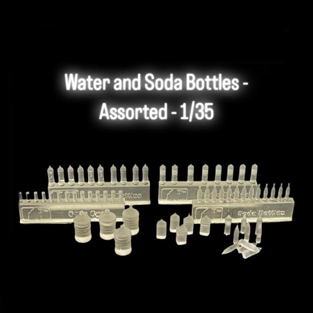 Water and Soda Bottles - Assorted - 1/35