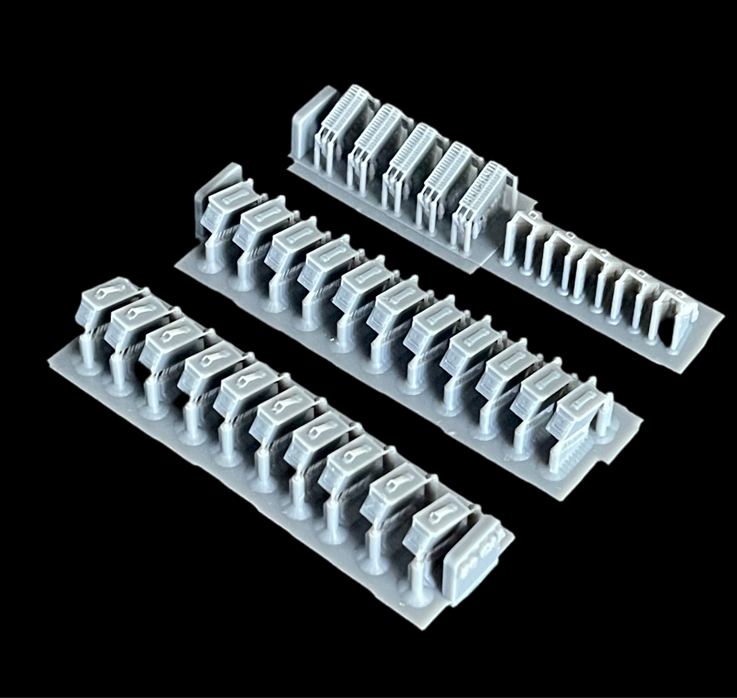 50 Cal Ammunition Boxes - 3 Designs -1/35