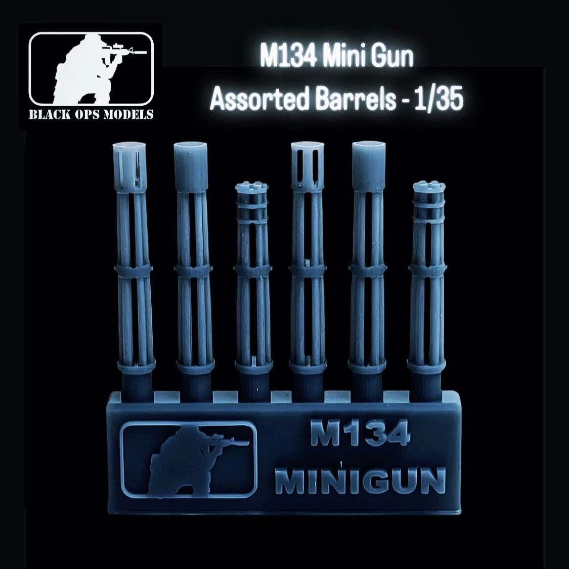 M134 Mini Gun Assorted Barrels - 1/35