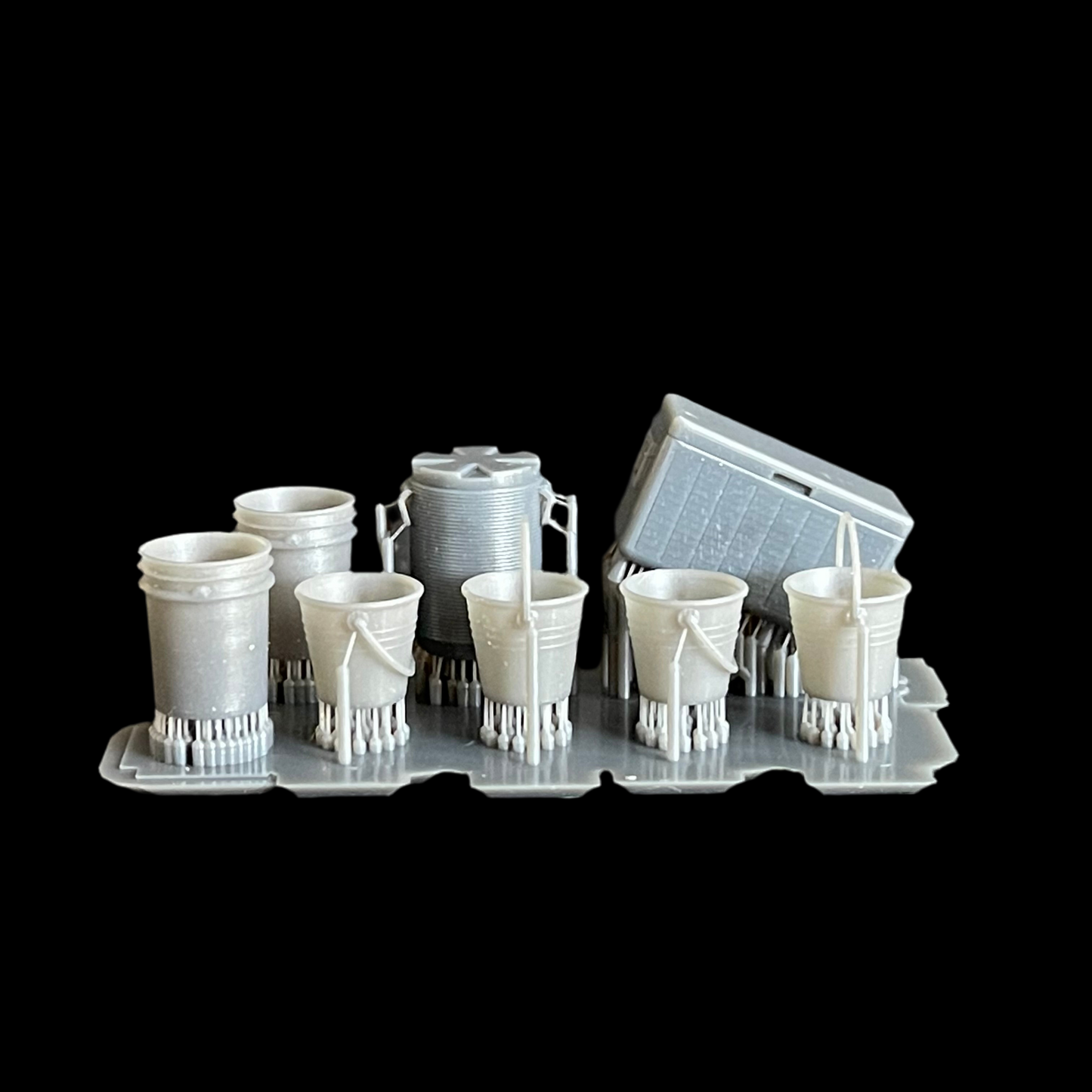 Coolers and Assorted Buckets Set - 1/35
