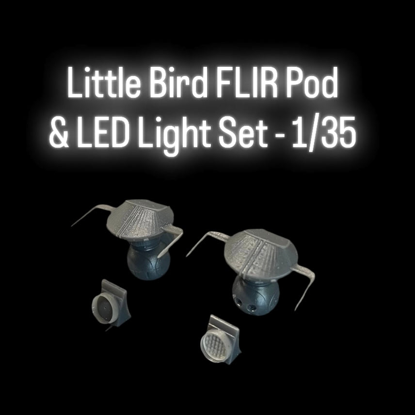 Little Bird FLIR Pod & LED Light Set - 1/35