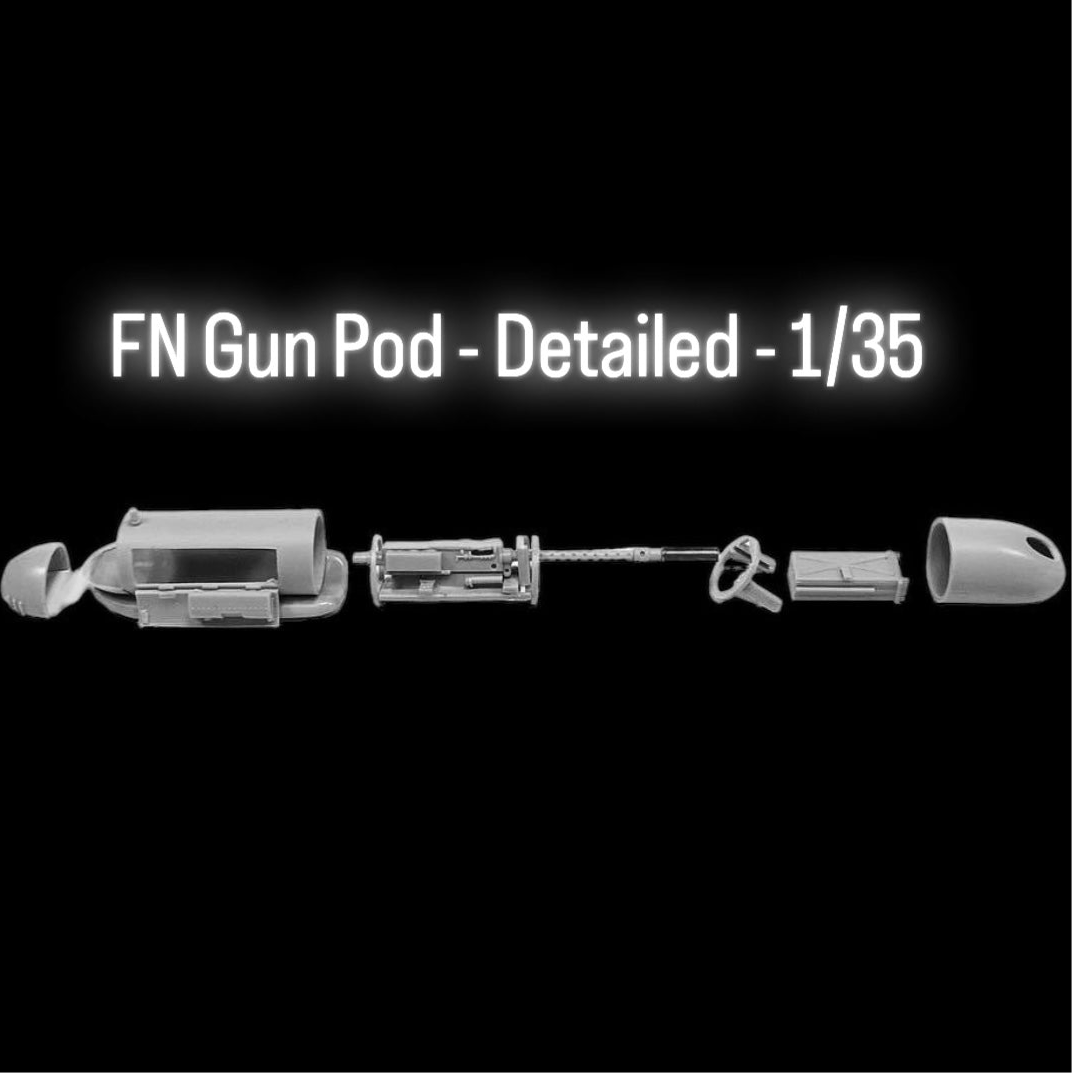 FN Gun Pod - Detailed - 1/35