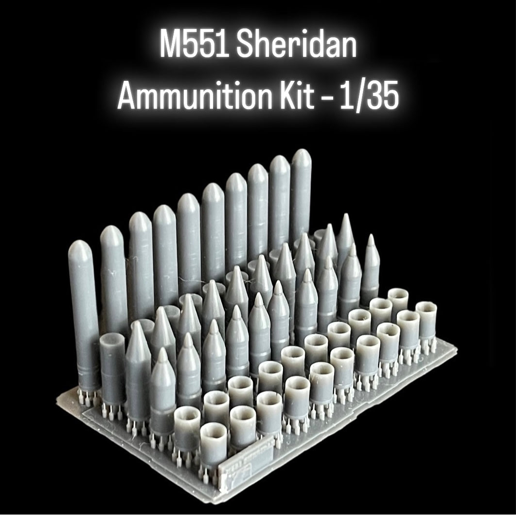 M551 Sheridan Ammunition Kit – 1/35