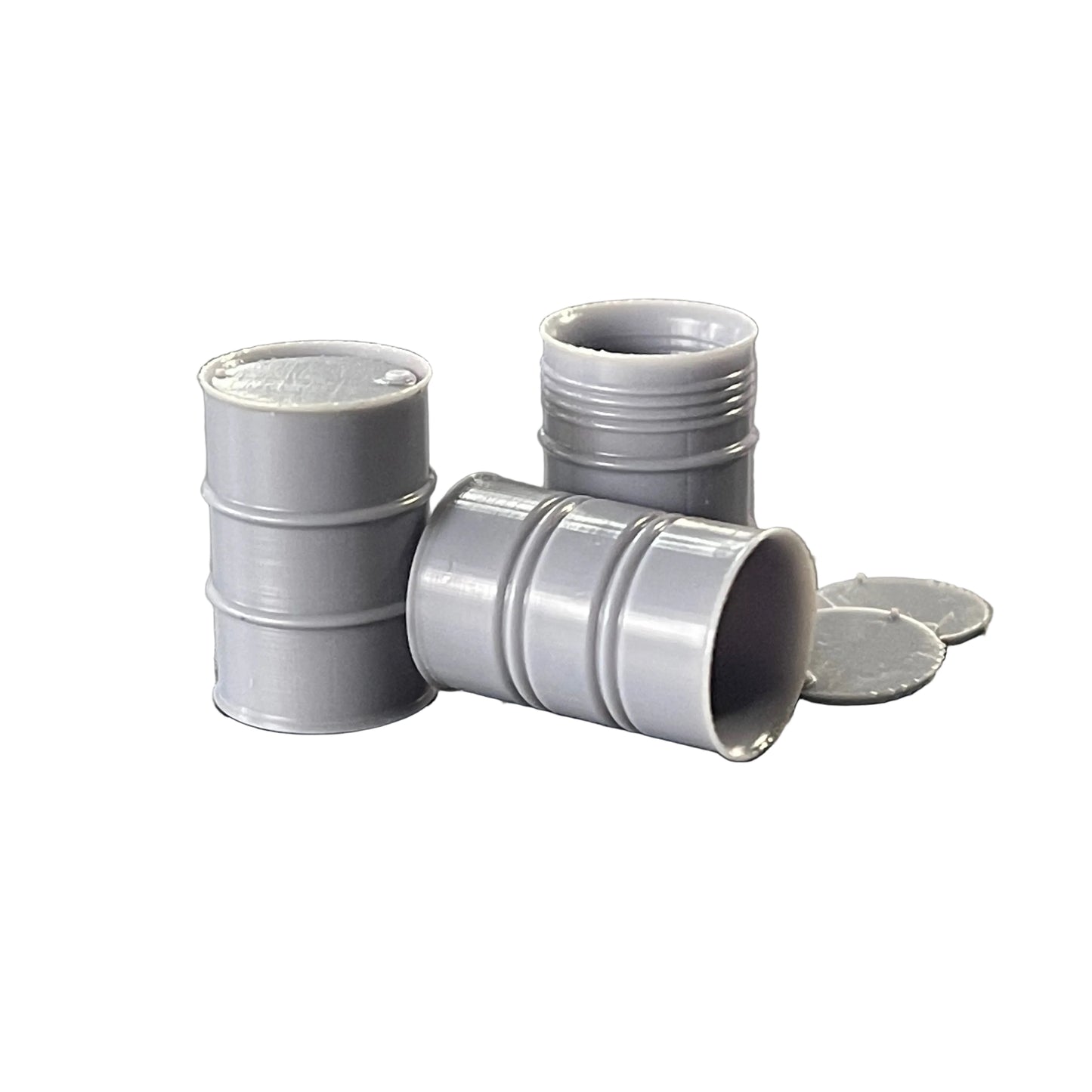 200L Drums - Hollow with Lids - 1/48