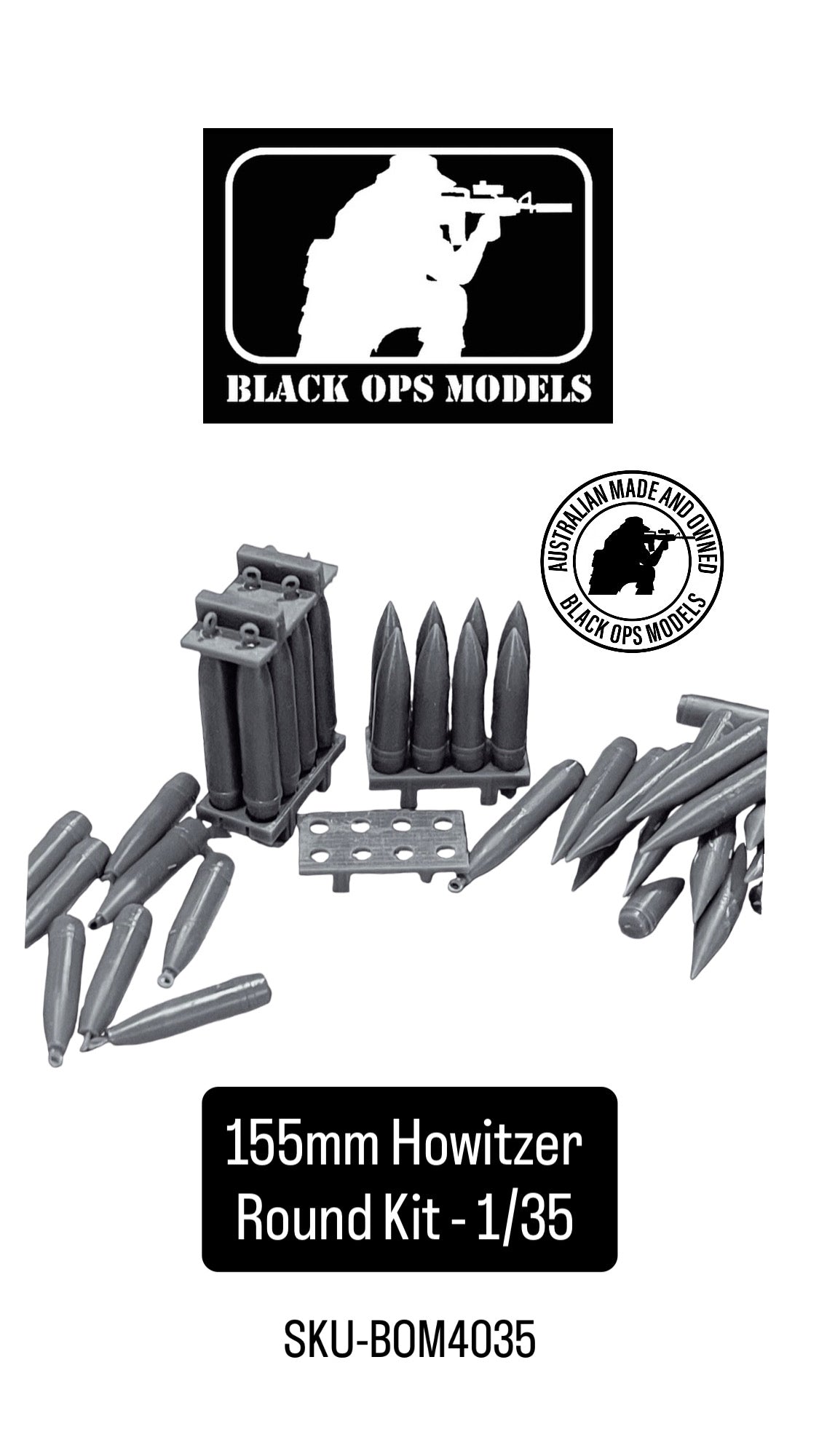 155mm Howitzer Round Kit - 1/35