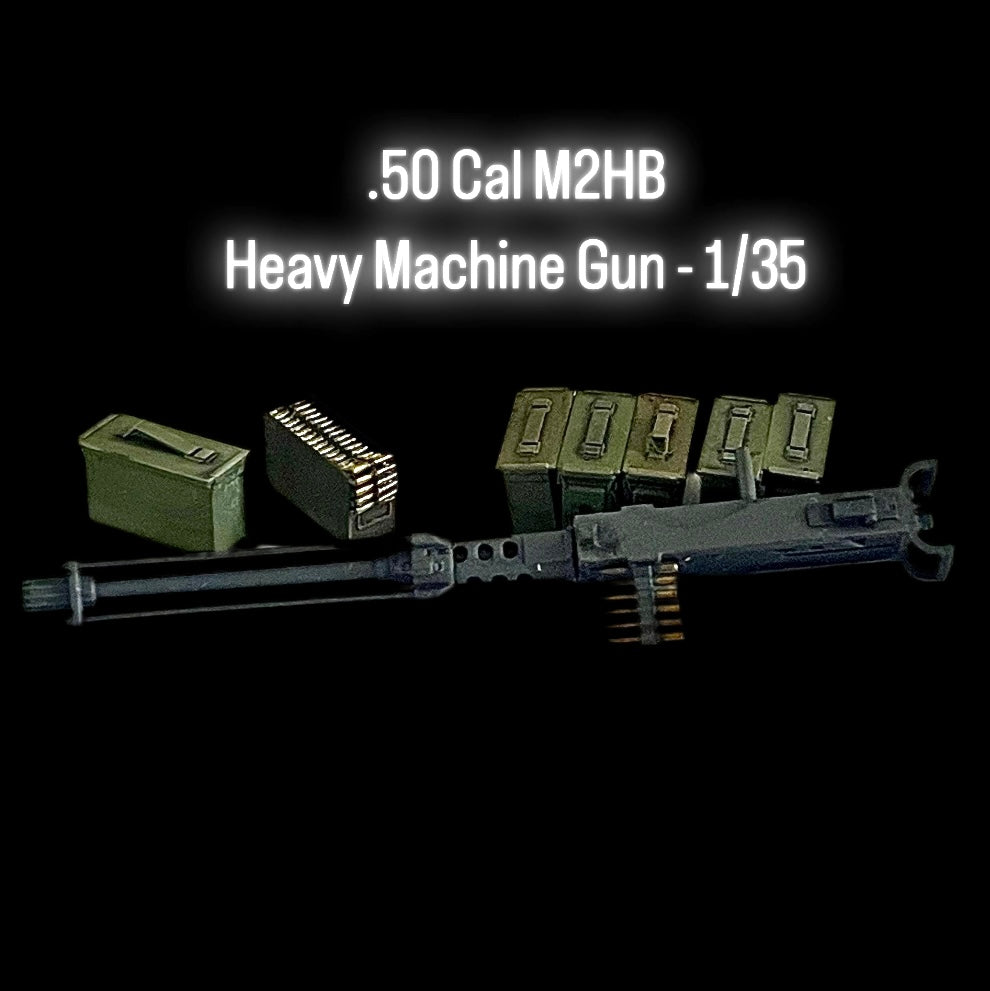 .50 Cal M2HB Heavy Machine Gun - 1/35