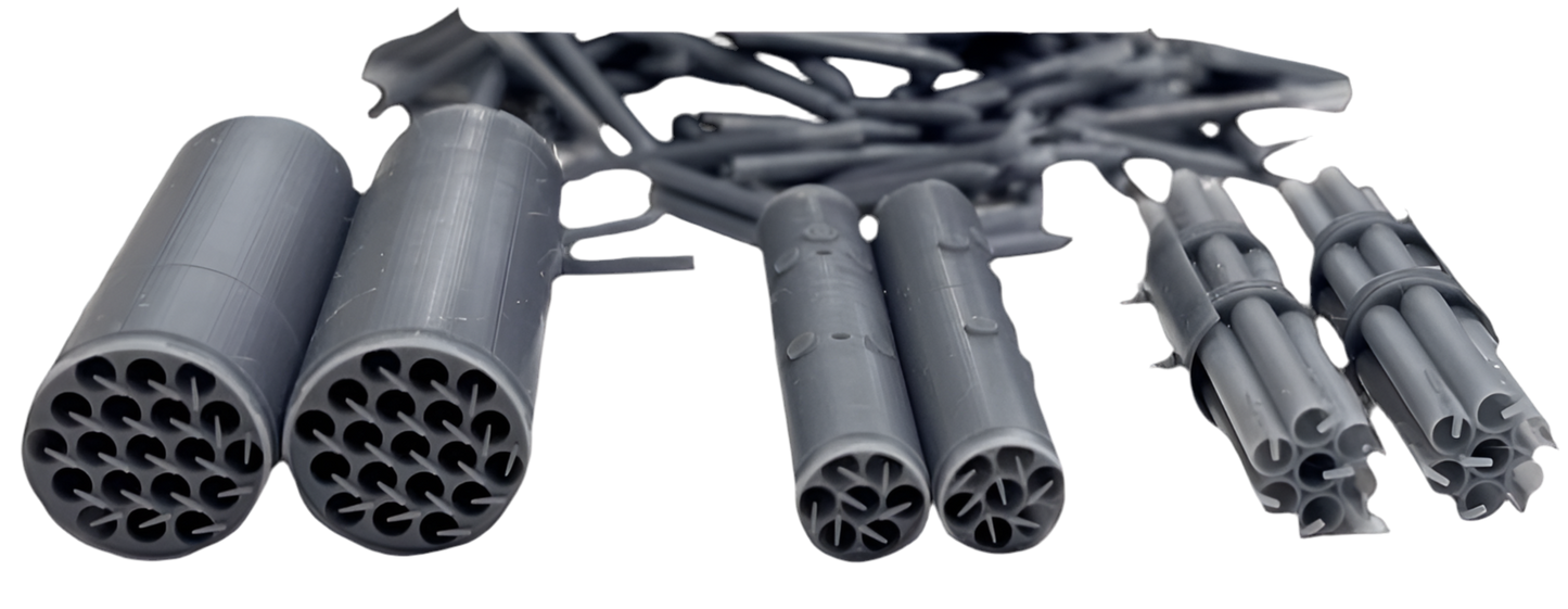 Vietnam Era Rocket Pods and Warheads Kit - 1/35