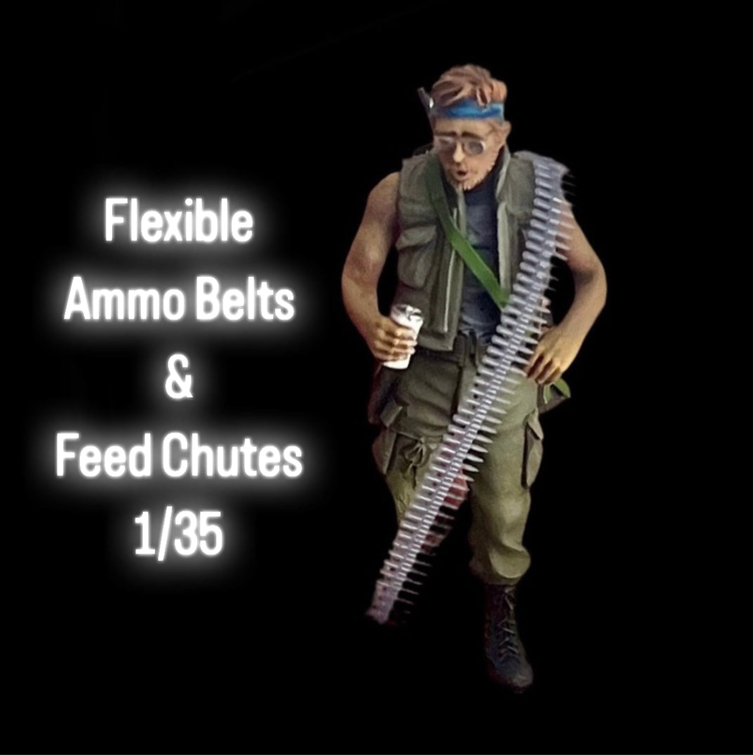 Flexible Ammo Belts and Feed Chutes Assorted Pack - 1/35
