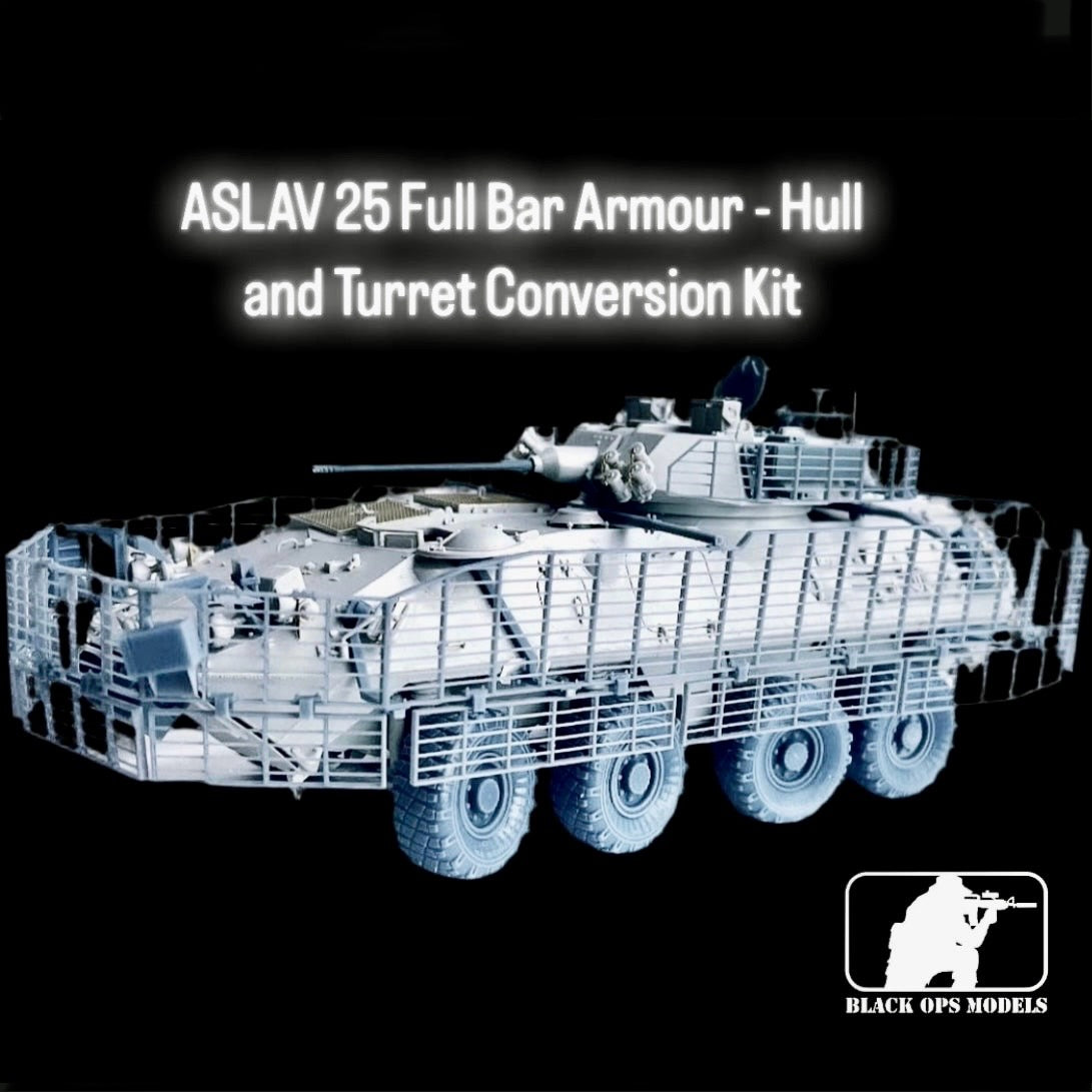 ASLAV 25 Full Bar Armour - Hull and Turret Conversion Kit