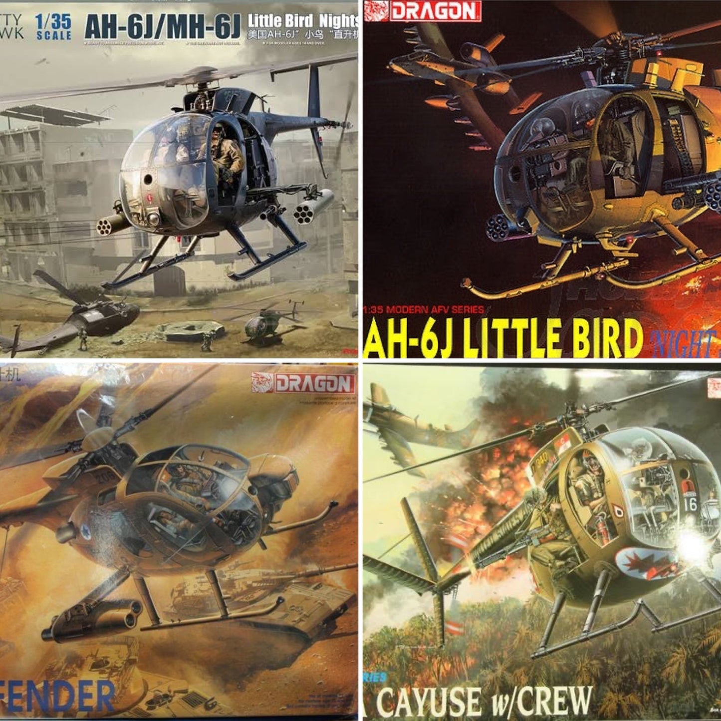 Little Bird Main Rotor Upgrade Set for Dragon Kit - 1/35