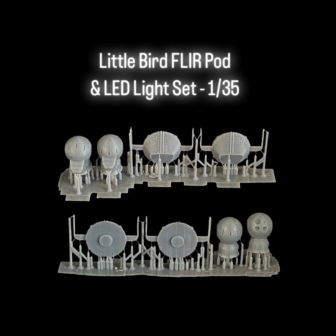 Little Bird FLIR Pod & LED Light Set - 1/35