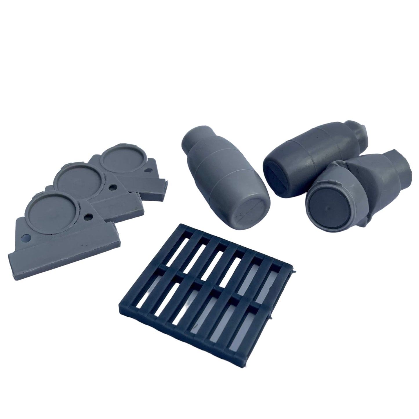 200L Modern Plastic Barrels and Pallet Kit - 1/35