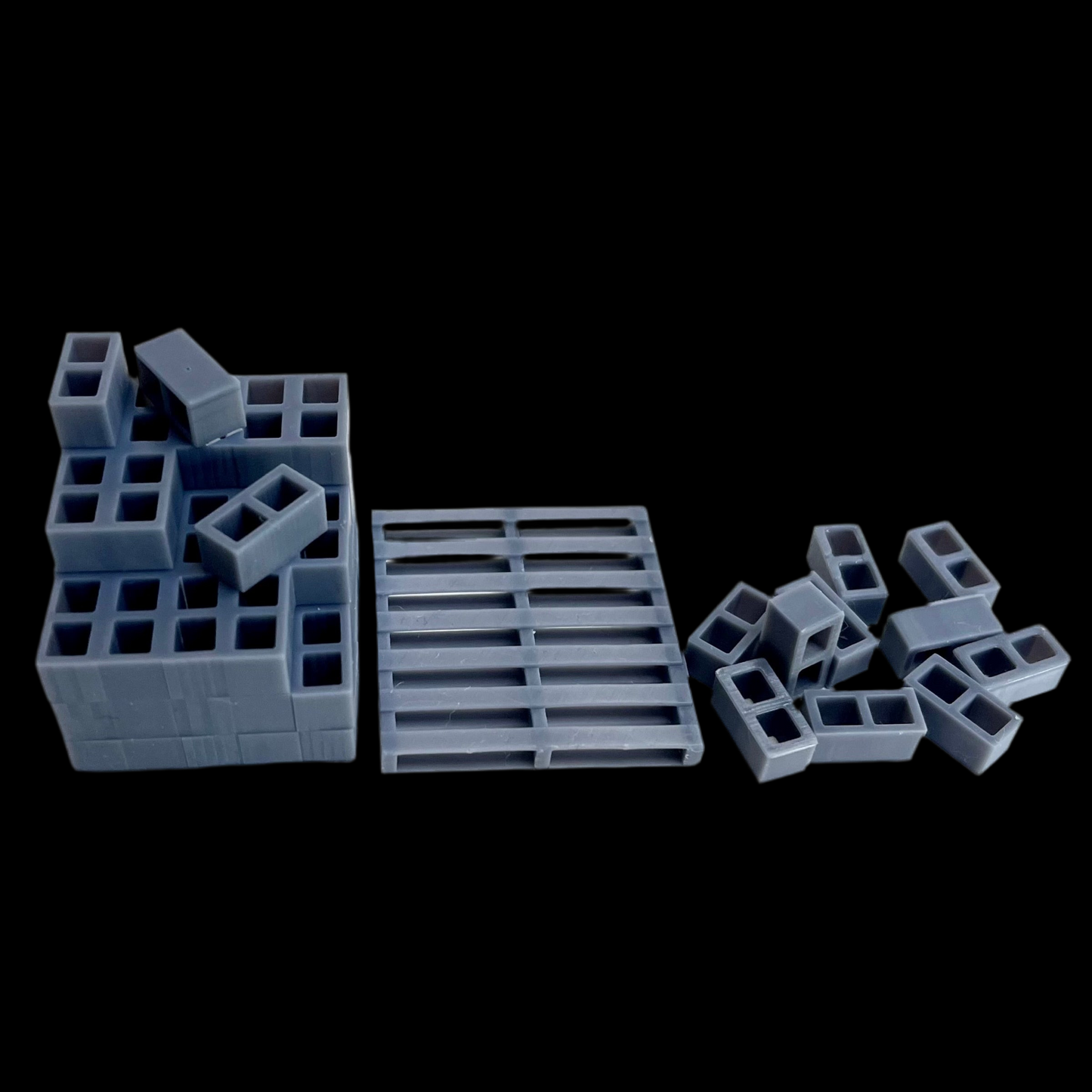 Cinder / Concrete Blocks Stack and Pallet - 1/35