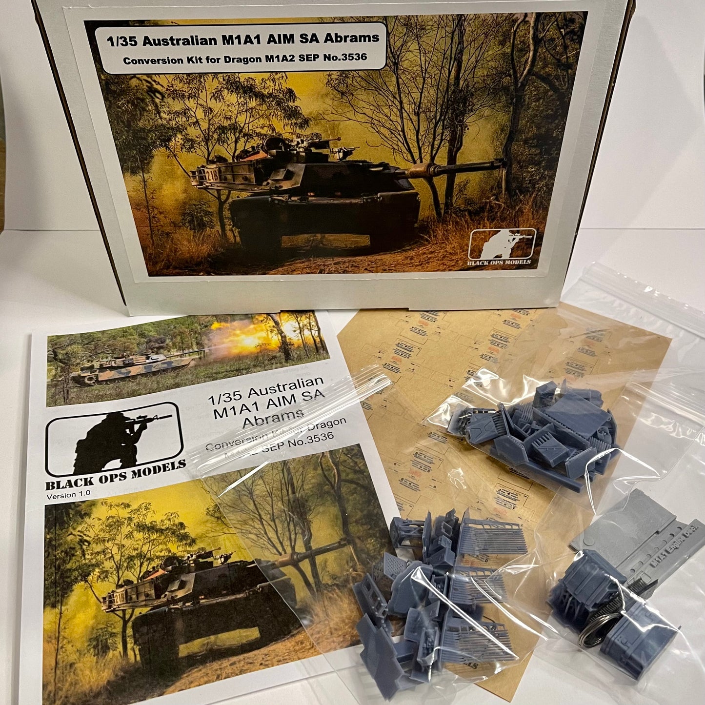 Australian Army Abrams M1A1 AIM SA for the Dragon M1A2 SEP #3536 Conversion Kit