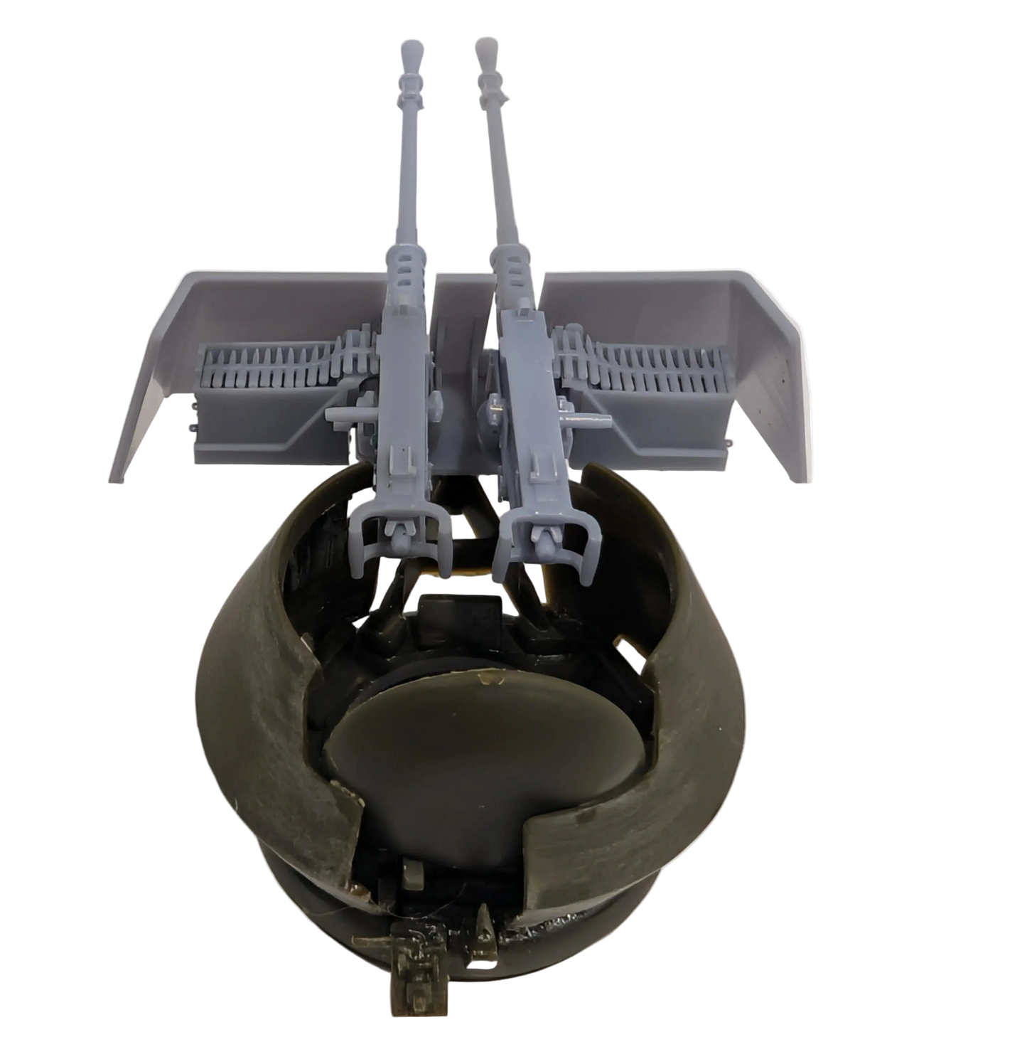 M2HB 50 Cal. Machine Gun Twin Mount & Improvised Gun Shield - 1/48