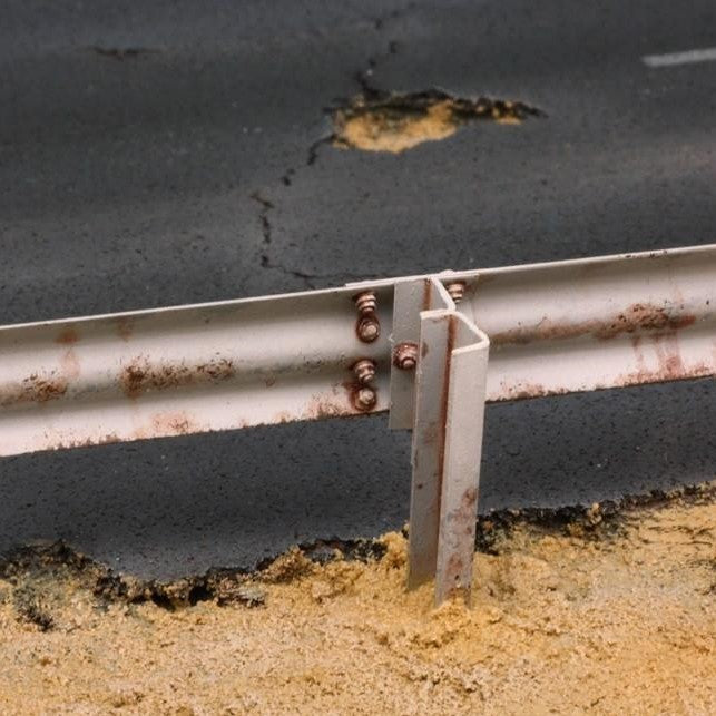 Armco Highway Barrier Section Kit - 1/35