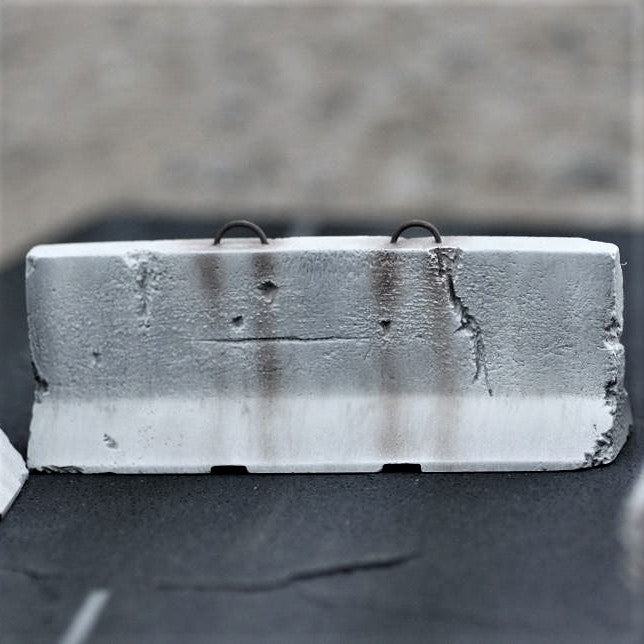 Jersey Barrier - Heavy and Light Damage Set - 1/35