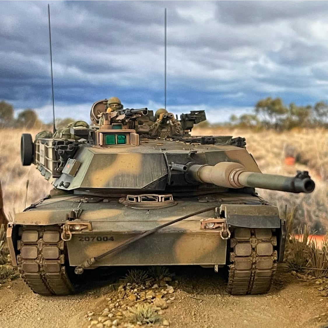 Australian Army Abrams M1A1 AIM SA for the  Dragon M1A2 SEP #3536 Conversion Kit