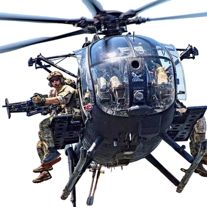 Little Bird MH-6 Operator Bench Seat & Mounted Machine Gun Kit - 1/35