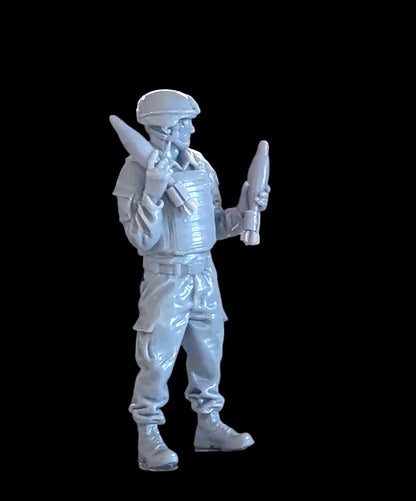 US 81mm Mortar Team & Ammunition Set - 1/48
