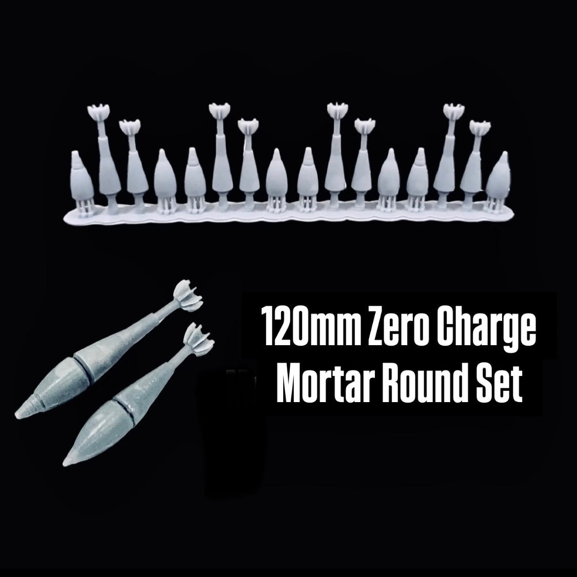 120mm Zero Charge Mortar Round Set
