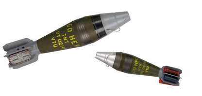 60mm Mortar Zero Charge Round Set - 1/35