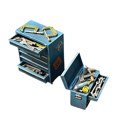 Modern Tool Chest and Tools - 1/35